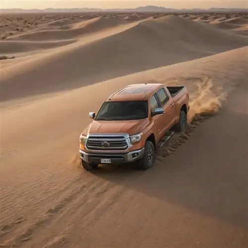 Toyota Tundra - Unleashing the power of your Tundra in vast, sandy landscapes